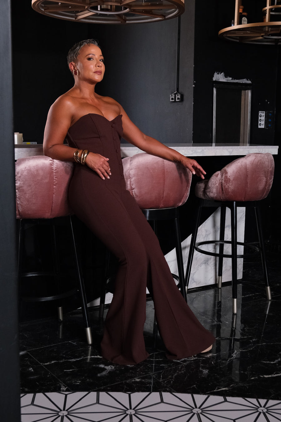 Enterizo Naila estraple copas mangas removibles Casual